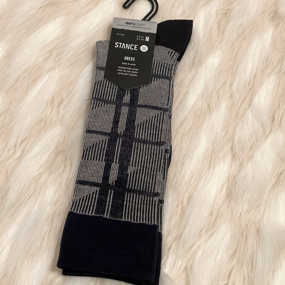 NWT Stance Meredith Navy Dress Socks